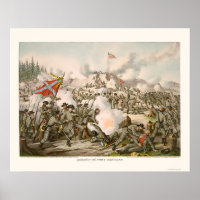 Assault on Fort Sanders by Kurz and Allison 1863