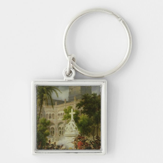 Assault on Monastery of San Engracio in Key Ring (Front)