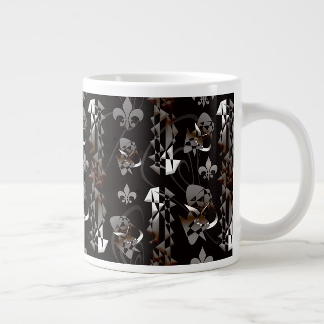 Assault on the Medieval Castle 4 Large Coffee Mug (Right)