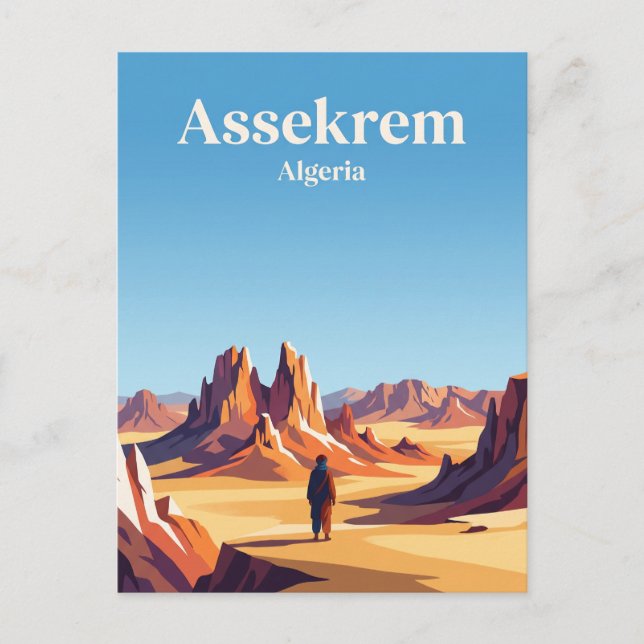 Assekrem Algeria Postcard (Front)
