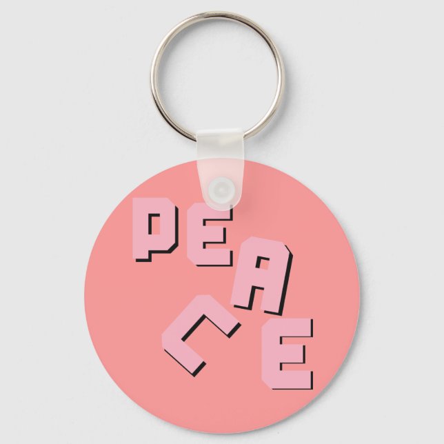 Assemble Peace Keychain (Front)
