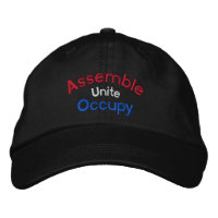 Assemble Unite Occupy Embroidered Cap
