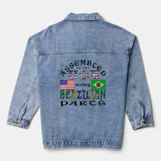 Assembled in USA Using Brazilian Parts Denim Jacket