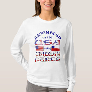 Assembled in USA Using Chilean Parts Women's T-Shirt