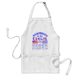 Assembled in USA Using Greek Parts Standard Apron