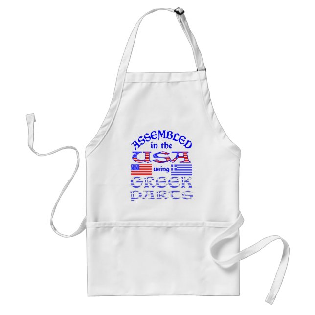 Assembled in USA Using Greek Parts Standard Apron (Front)