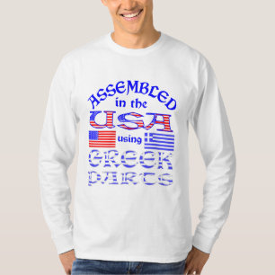 Assembled USA Using Greek Parts Men's T-Shirt