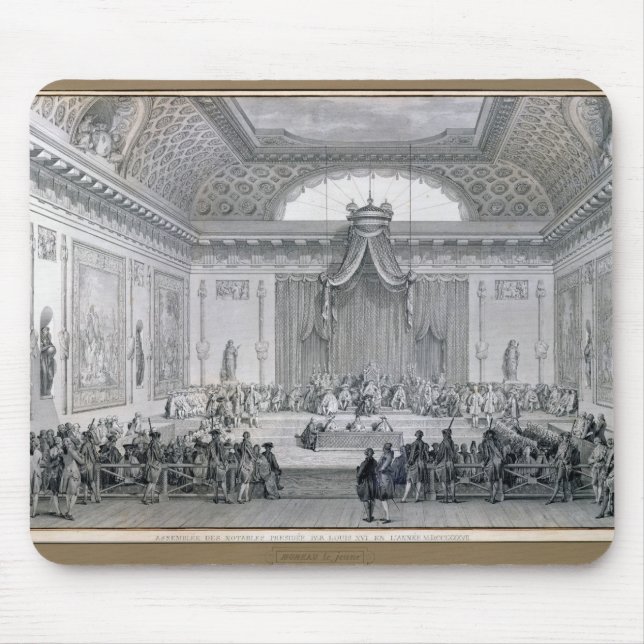 Assemblee des Notables Presided over by Louis Mouse Pad (Front)