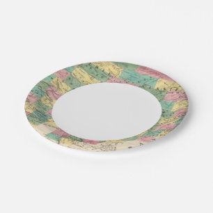 Assembly Map of Asia Paper Plate