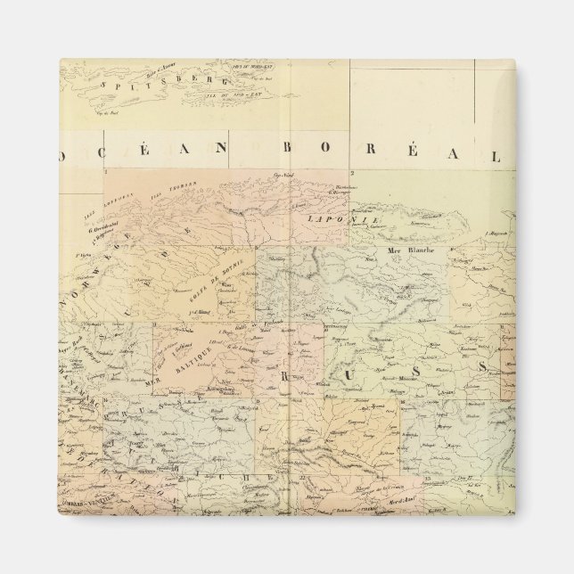 Assembly Map of Europe Magnet (Front)