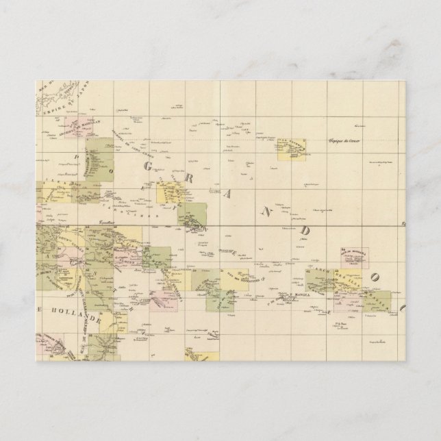 Assembly Map of Oceania Postcard (Front)