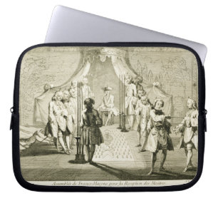 Assembly of Free Masons for the Initiation of a Ma Laptop Sleeve