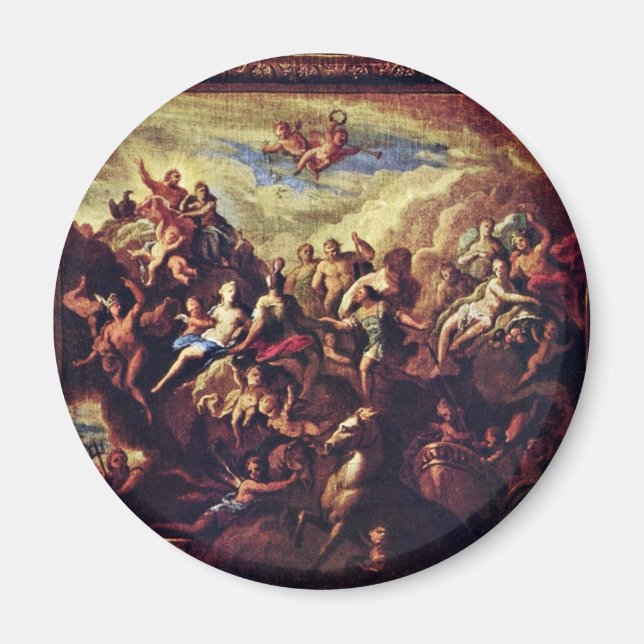 Assembly Of The Gods On Mount Olympus Magnet (Front)