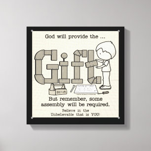 Assembly Required Canvas Print