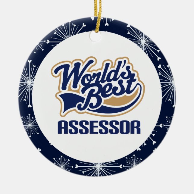 Assessor Gift Ornament (Front)