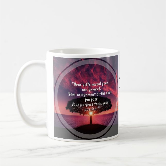 "Assignment" Coffee Mug (Left)
