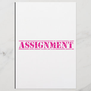 Assignment front page Design