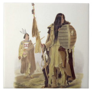 Assiniboin Indians, plate 32 from volume 2 of 'Tra Tile