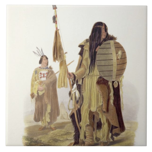 Assiniboin Indians, plate 32 from volume 2 of 'Tra Tile (Front)