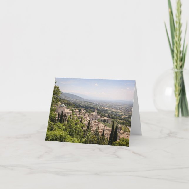 Assisi Overlook Note Card (Front)