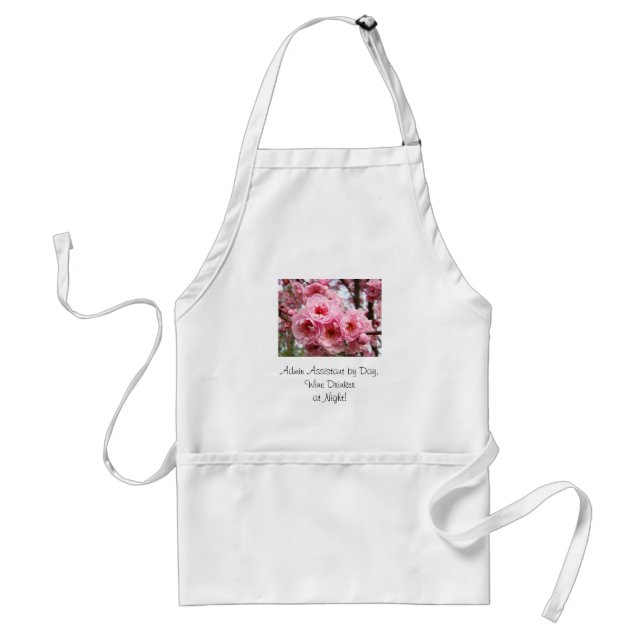Assistant by Day Wine Drinker at Night aprons (Front)