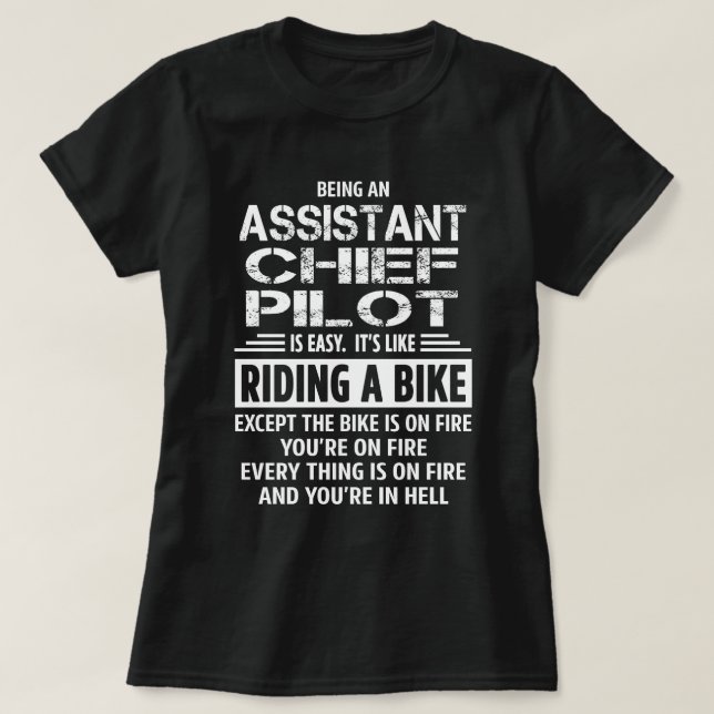 Assistant Chief Pilot T-Shirt (Design Front)