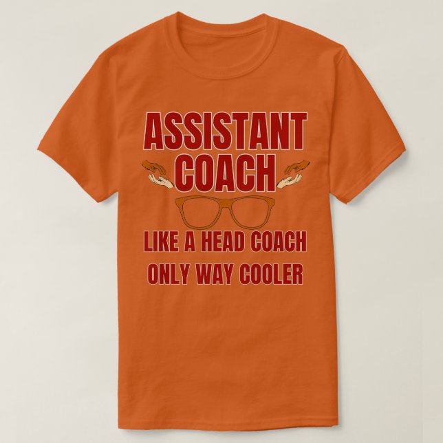Assistant coach coach 4 T-Shirt (Design Front)