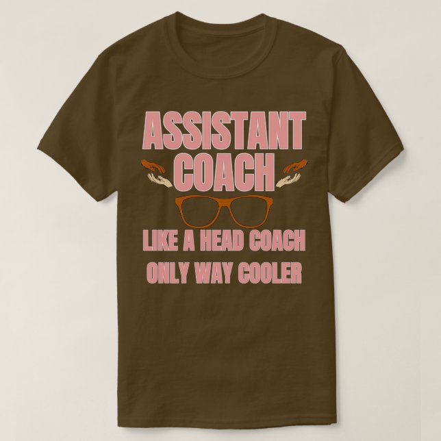 Assistant coach coach 5 T-Shirt (Design Front)