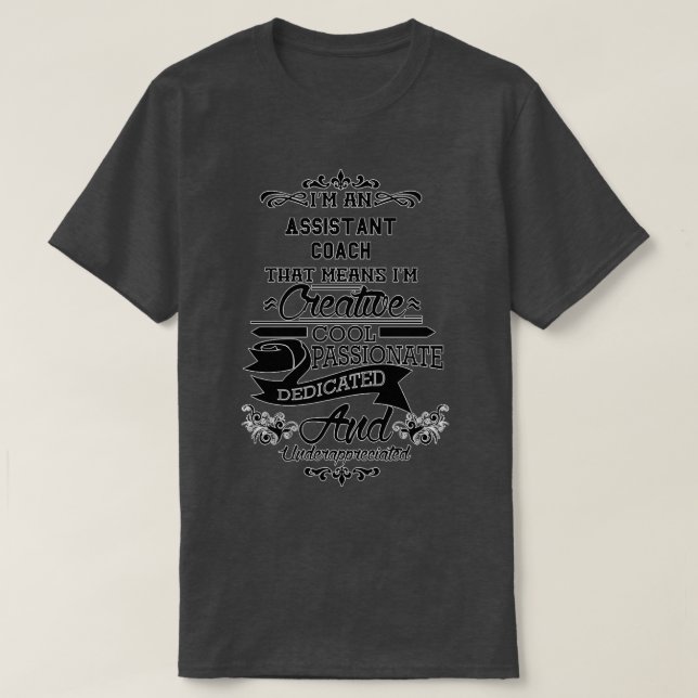 Assistant Coach Gift 7 T-Shirt (Design Front)