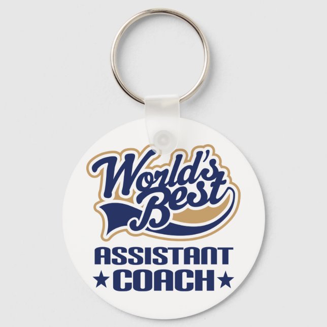 Assistant Coach Gift Key Ring (Front)