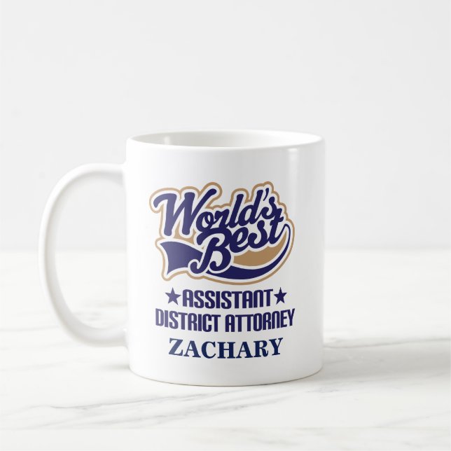 Assistant District Attorney Personalised Mug Gift (Left)