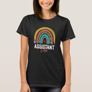Assistant Editor Rainbow News Media Production Com T-Shirt