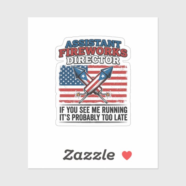 Assistant Fireworks Director Funny Patriotic Shirt (Sheet)