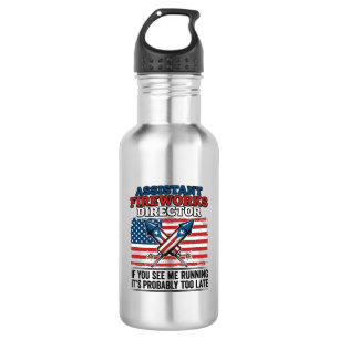 Assistant Fireworks Director Funny Patriotic Shirt 532 Ml Water Bottle