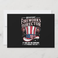 Assistant Fireworks Director USA 4th Of July