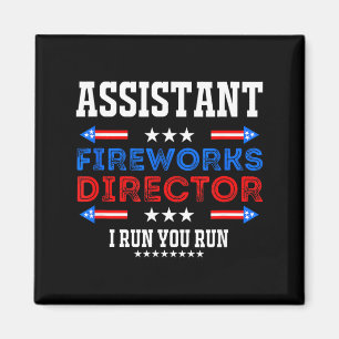 Assistant Fireworks Director USA Independence Day Magnet