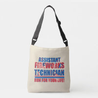 Assistant fireworks technician funny 4th of july