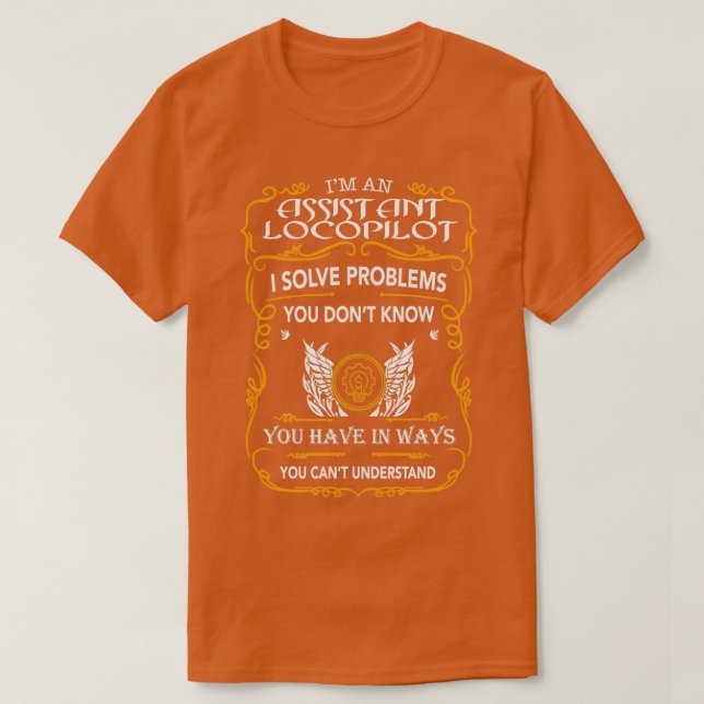 ASSISTANT LOCOPILOT T-Shirt (Design Front)
