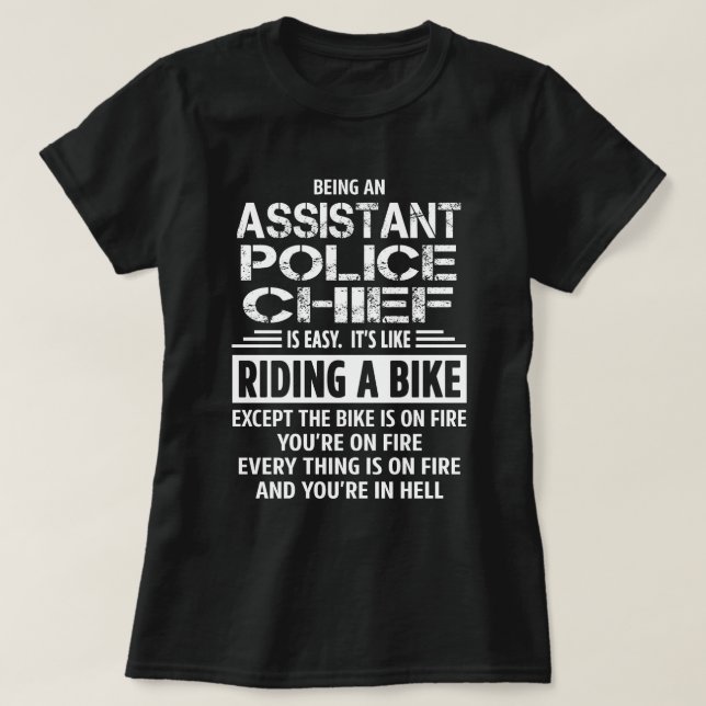 Assistant Police Chief T-Shirt (Design Front)
