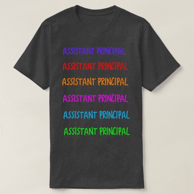 Assistant principal 20 T-Shirt (Design Front)