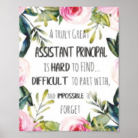 Assistant Principal Appreciation Secretary Thank