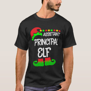 Assistant Principal Elf Shirt Christmas Family Elf