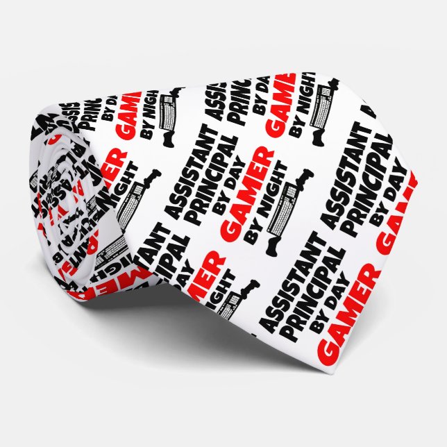 Assistant Principal Gamer Tie (Rolled)