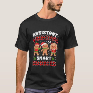 Assistant Principal Of Smart Cookies Buffalo Plaid T-Shirt