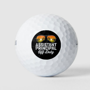 Assistant Principal Off Duty Last Day Of School Golf Balls
