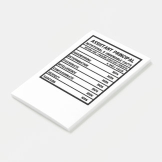 Assistant Principal Post-it Notes