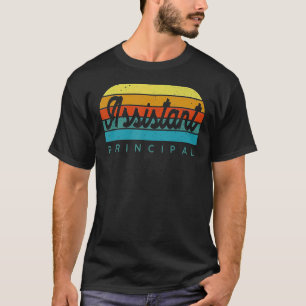Assistant Principal Retro Vintage Back To School T-Shirt