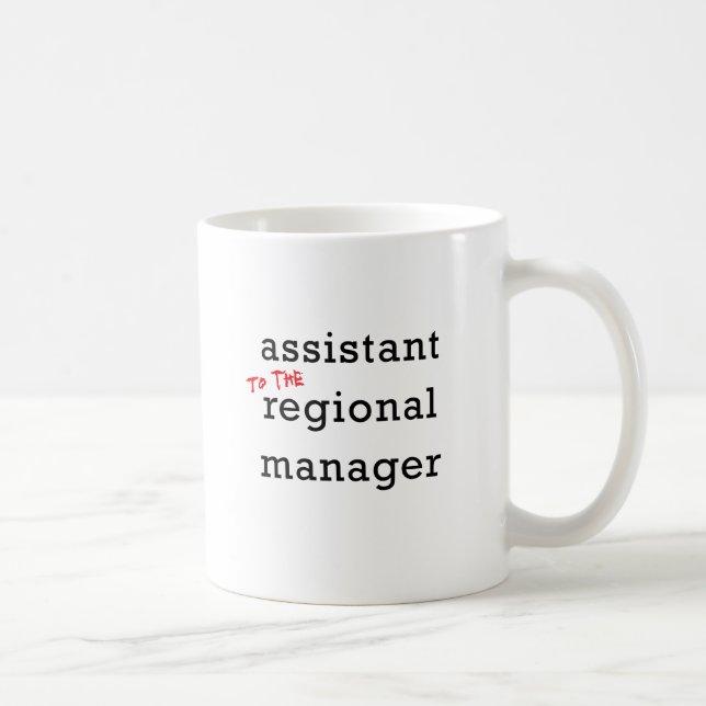 Assistant (to the) Regional Manager Coffee Mug (Right)