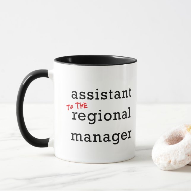 Assistant To The Regional Manager Mug (With Donut)