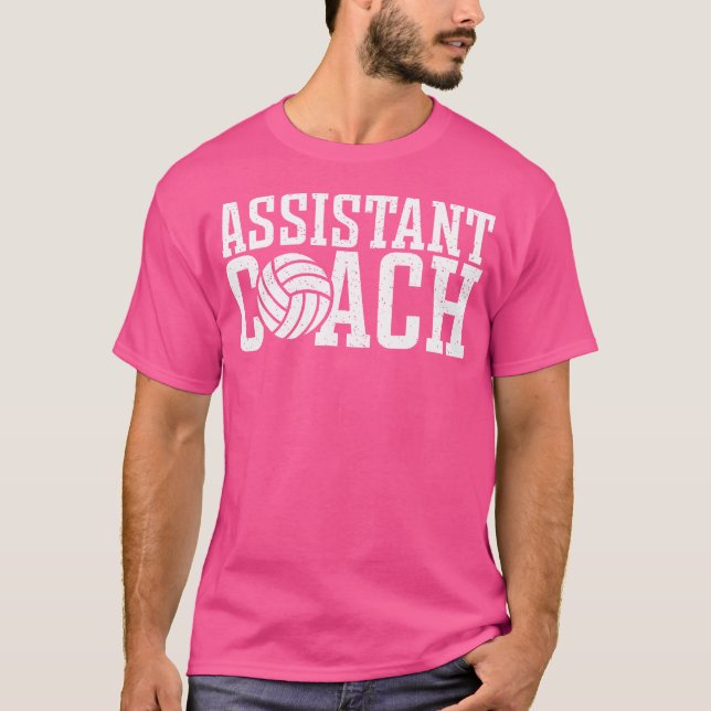 Assistant Volleyball Coach T-Shirt (Front)